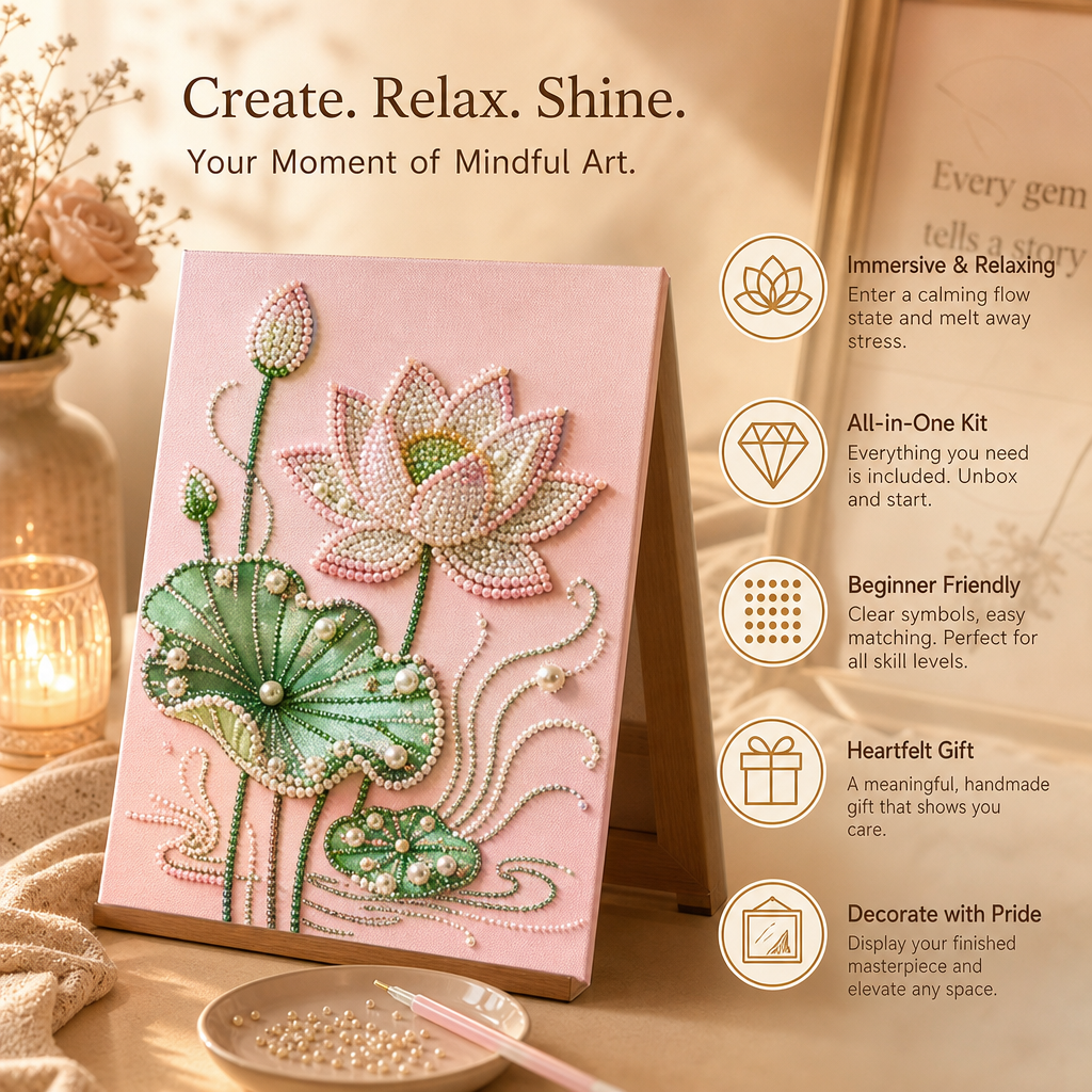 🎨Turn off the noise. Unleash the wonder ✨ DIY Pearl Art Kit