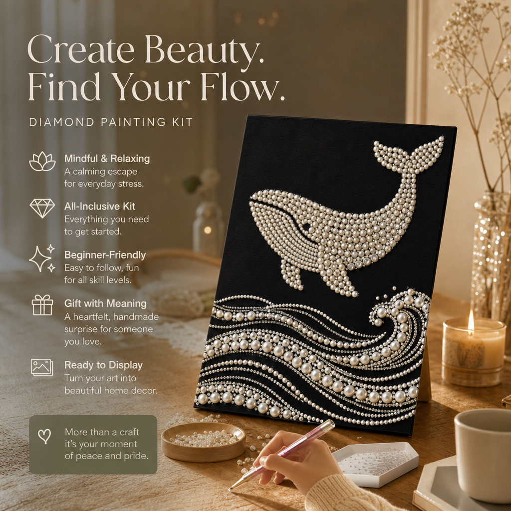 🎨Turn off the noise. Unleash the wonder ✨ DIY Pearl Art Kit