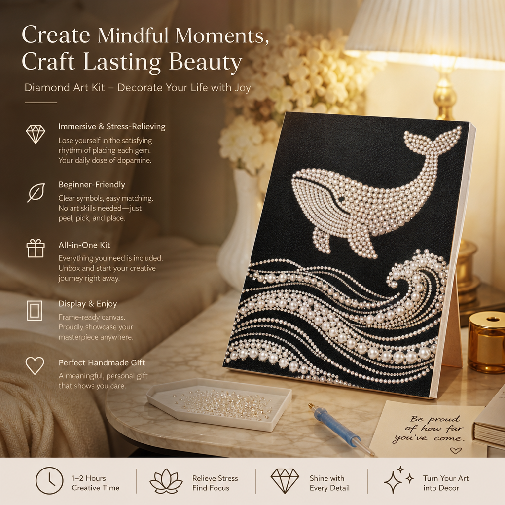 🎨Turn off the noise. Unleash the wonder ✨ DIY Pearl Art Kit