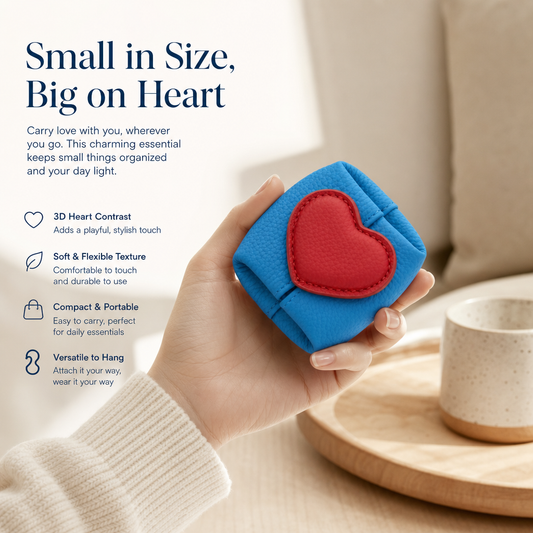 🥹💖A small, divine luxury gift for jewelry lovers --Sweetheart Mini Leather Clutch