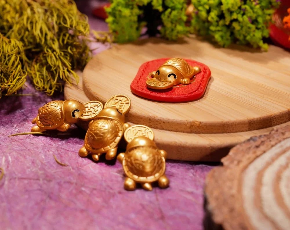 🐢2026 Golden Turtle Wealth Charm – Bite Down on Prosperity! 🍀✨