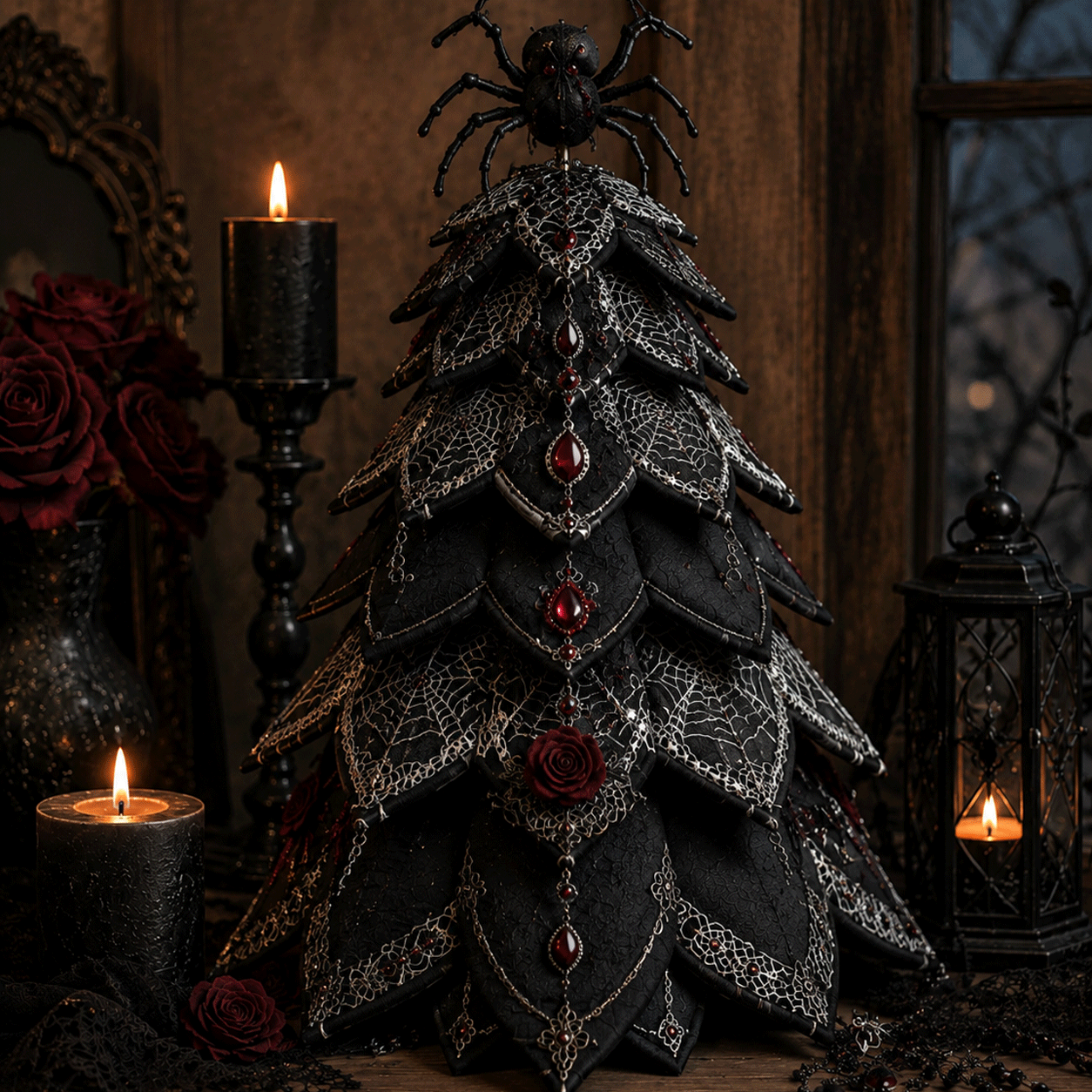 🎃🧵 DIY Halloween Quilted Fabric Tree Kit – Festive Halloween Countdown! 🎃✨
