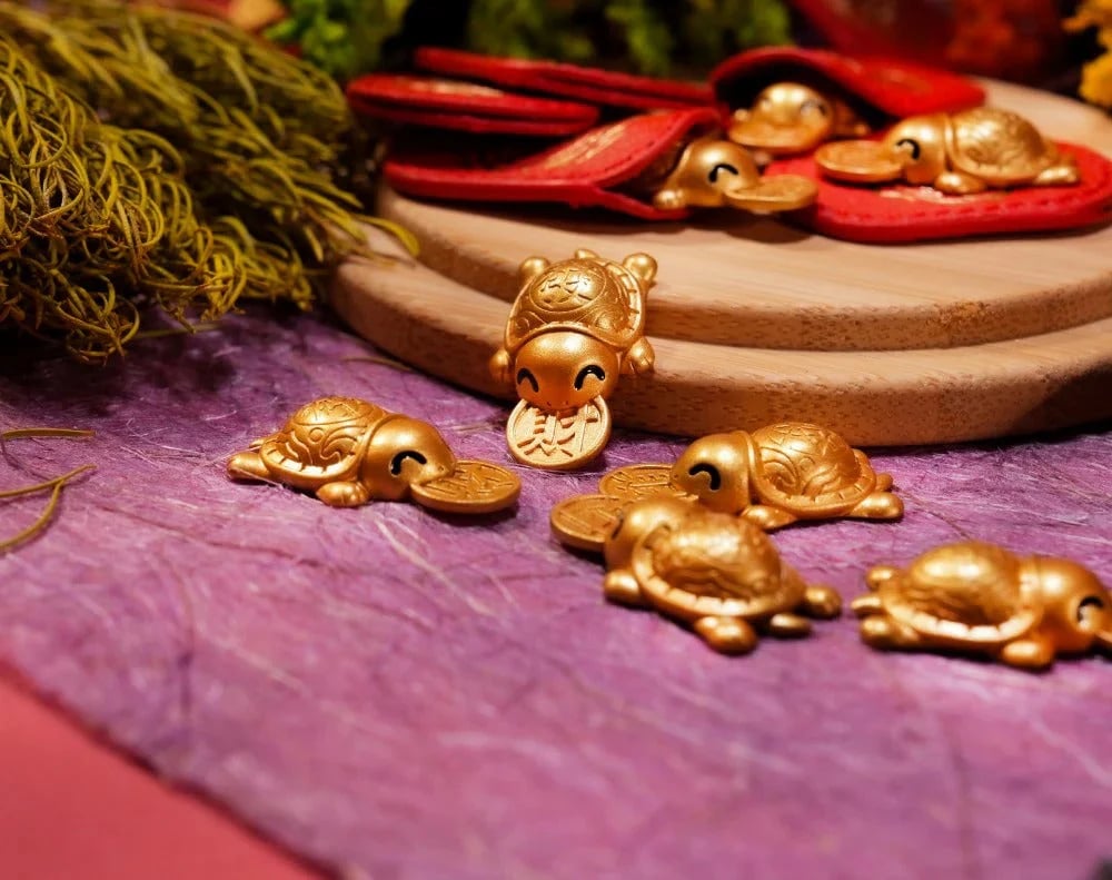 🐢2026 Golden Turtle Wealth Charm – Bite Down on Prosperity! 🍀✨