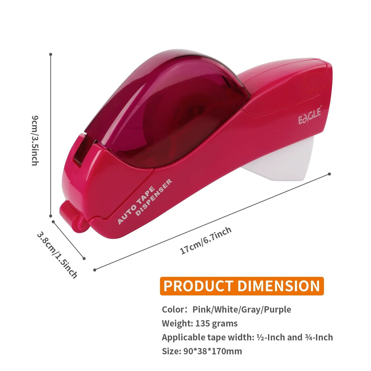 ✂️📦 Automatic Tape Dispenser – Press, Pull, Done！