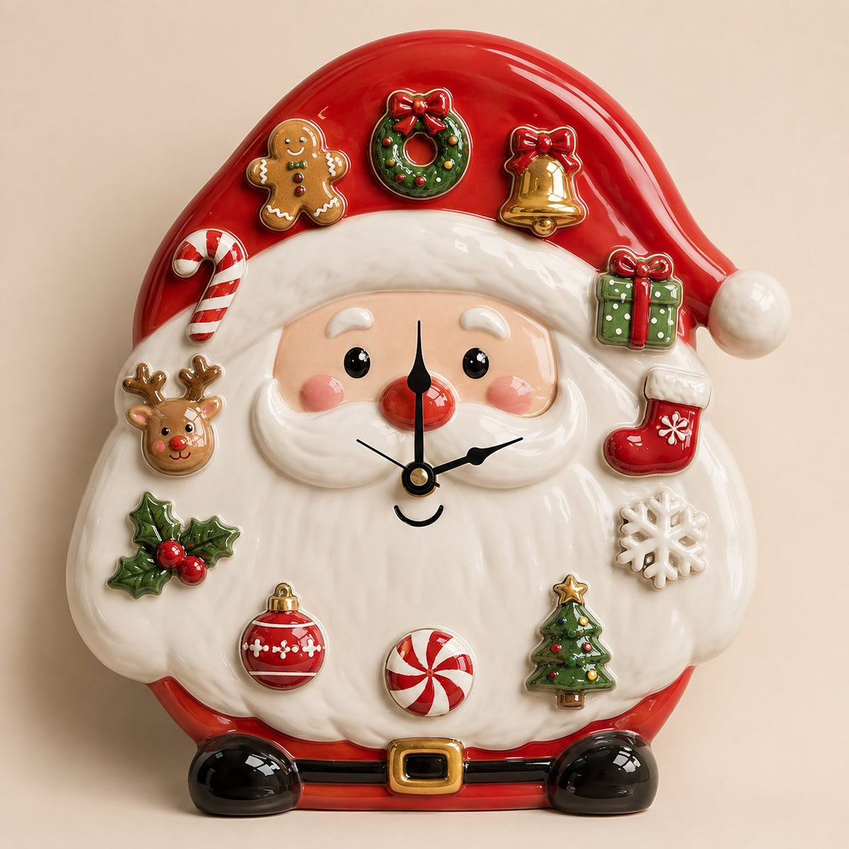 🎄 Interactive Magnetic Christmas Tree Clock — Creative Holiday Decor Kids Can Actually Play With! ✨🕰️