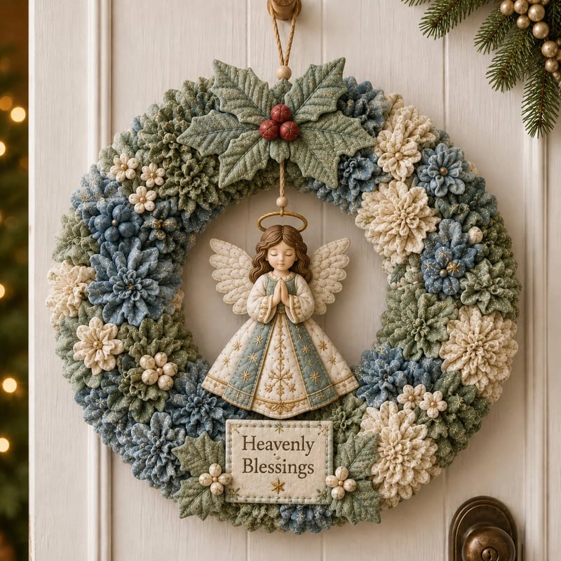 🎄 DIY Christmas Wreath Kit with Pinboard Art – Handmade Christmas Window Decoration