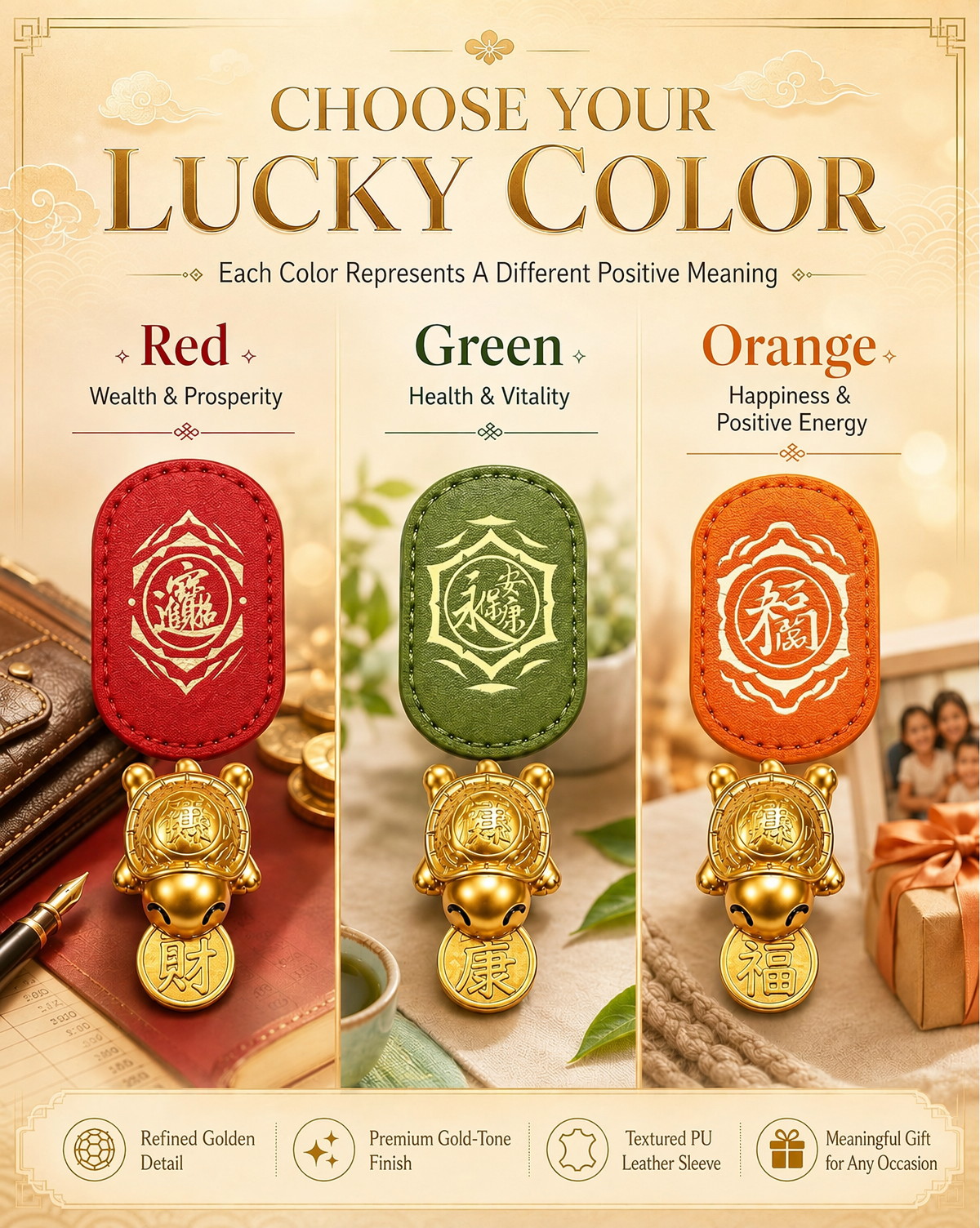 🐢2026 Golden Turtle Wealth Charm – Bite Down on Prosperity! 🍀✨