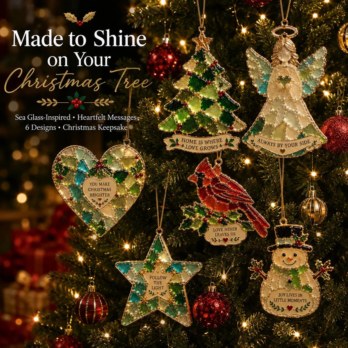 💝Christmas Blessing Ornament-a gentle reminder of the people who make Christmas special