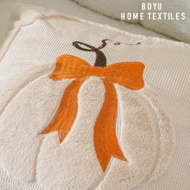 🎃3D Jacquard Pumpkin Pillow Covers – Instant Autumn Charm for Your Home! 🎃✨