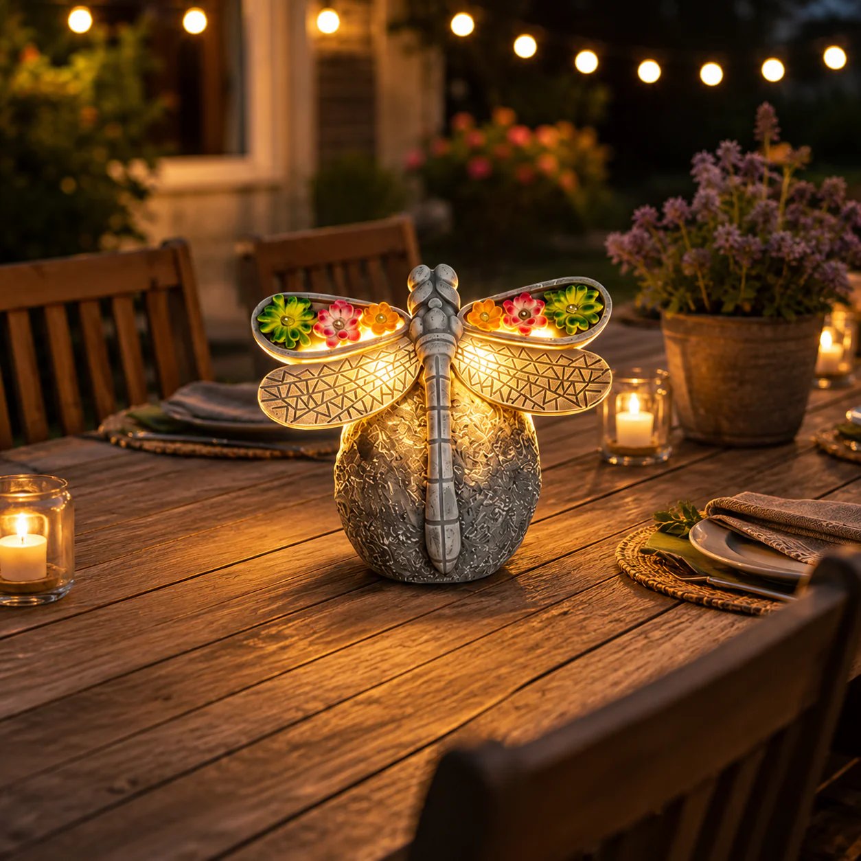 ✨ Magical Glowing Dragonfly Light — Perfect Garden Gift! 🎁