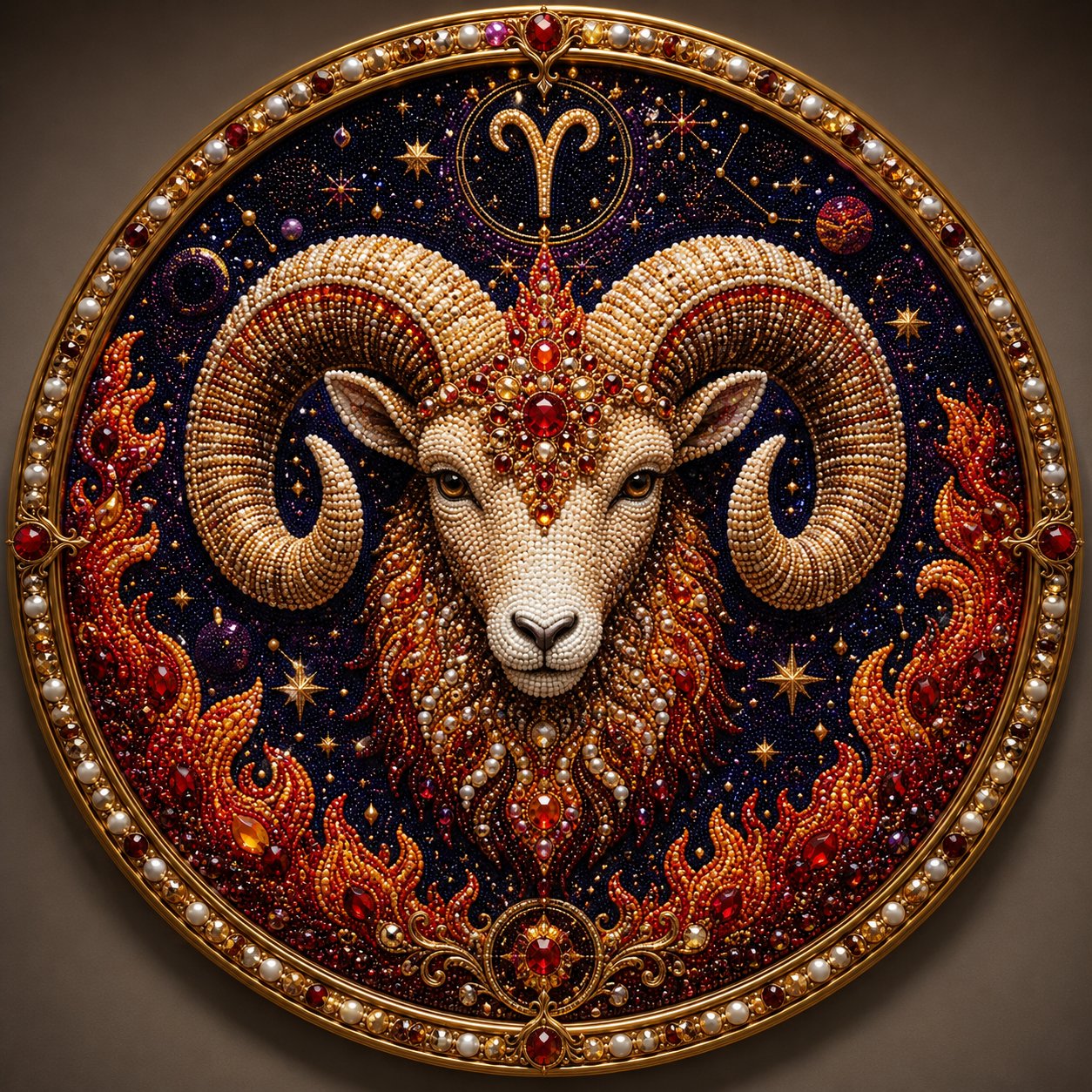 ♈✨Personalized 12 Zodiac Pearl Art Kit – Relax & Create! 🌌