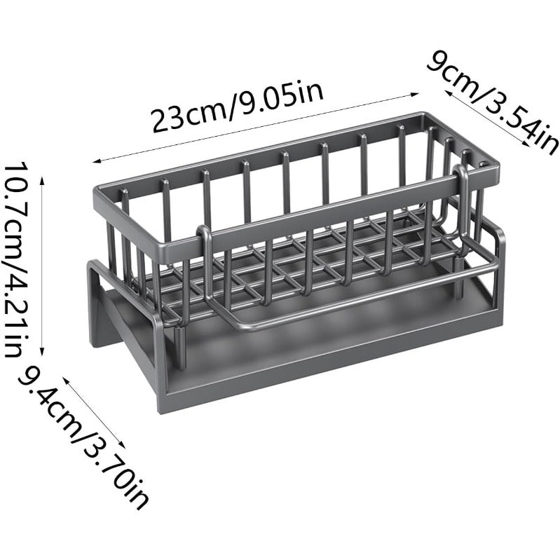🧽Eradicate the mess of wet sponges in the sink once and for all! 🛑Multifunctional sink organize
