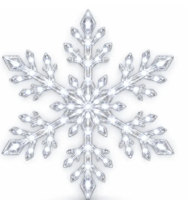 ❄️✨ LED Snowflake Wall Lights — hang them up, and bring a winter wonderland indoors