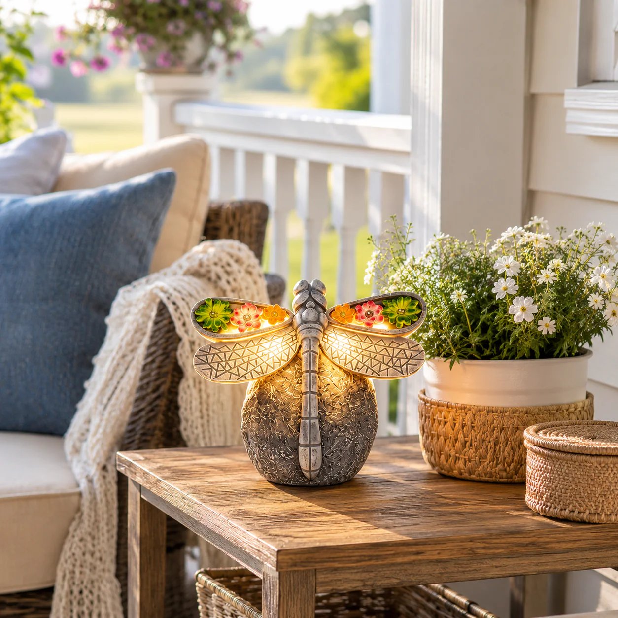 ✨ Magical Glowing Dragonfly Light — Perfect Garden Gift! 🎁