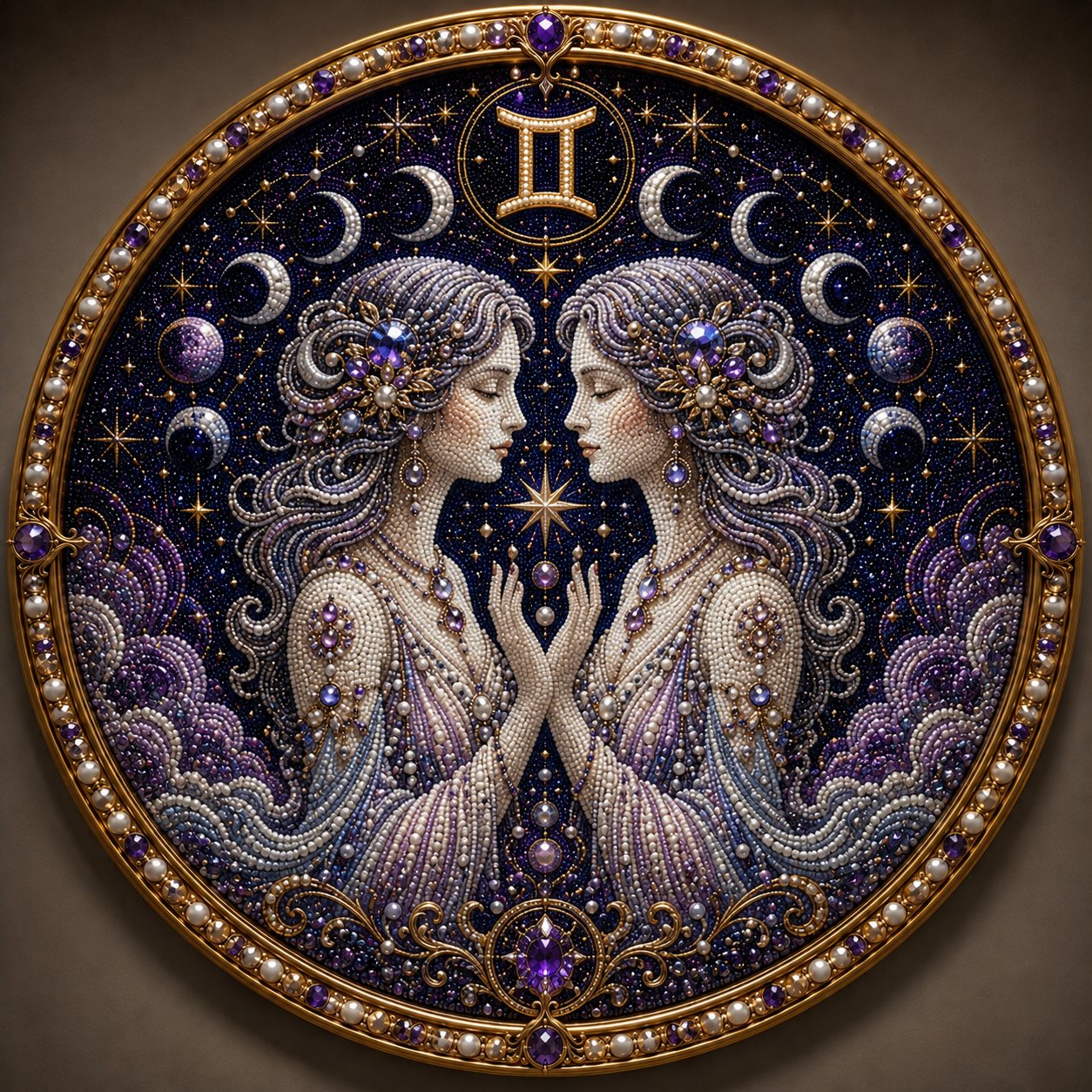 ♈✨Personalized 12 Zodiac Pearl Art Kit – Relax & Create! 🌌