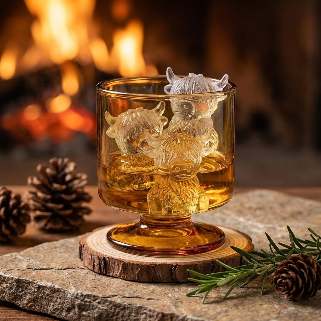 🎁Buy 1 Get 1 Free🐮Meet your new favourite drinking buddy! -- Mini Highland Cow Ice Cube Mold