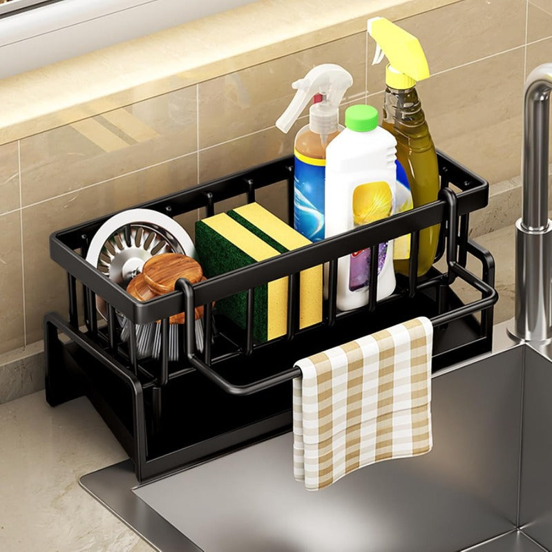 🧽Eradicate the mess of wet sponges in the sink once and for all! 🛑Multifunctional sink organize
