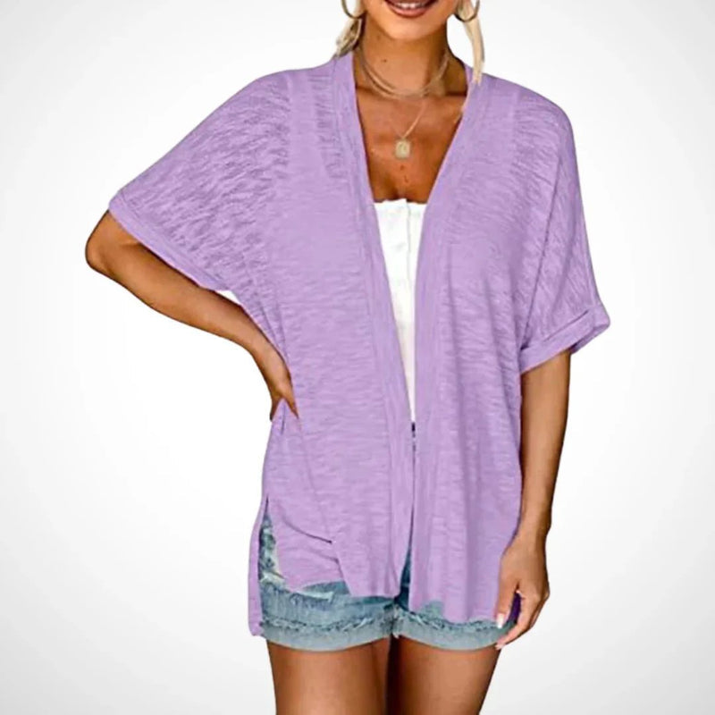 🌊2026 New Stylish Flowy Short Sleeve Cardigan