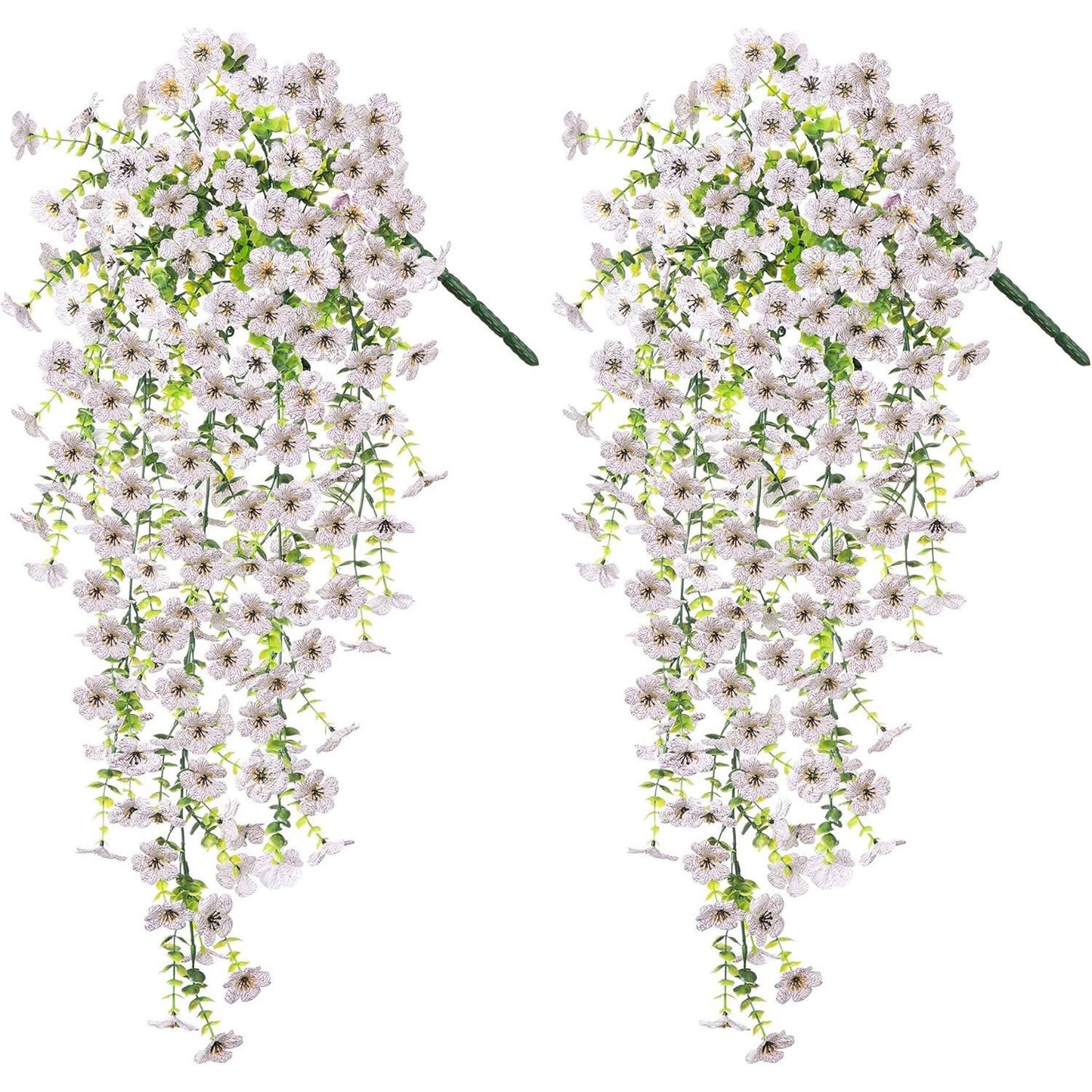 ✨ Buy 1 Get 1 Free ✨🌷Cascading Daisy and Eucalyptus Flowers for Outdoor – UV Resistan