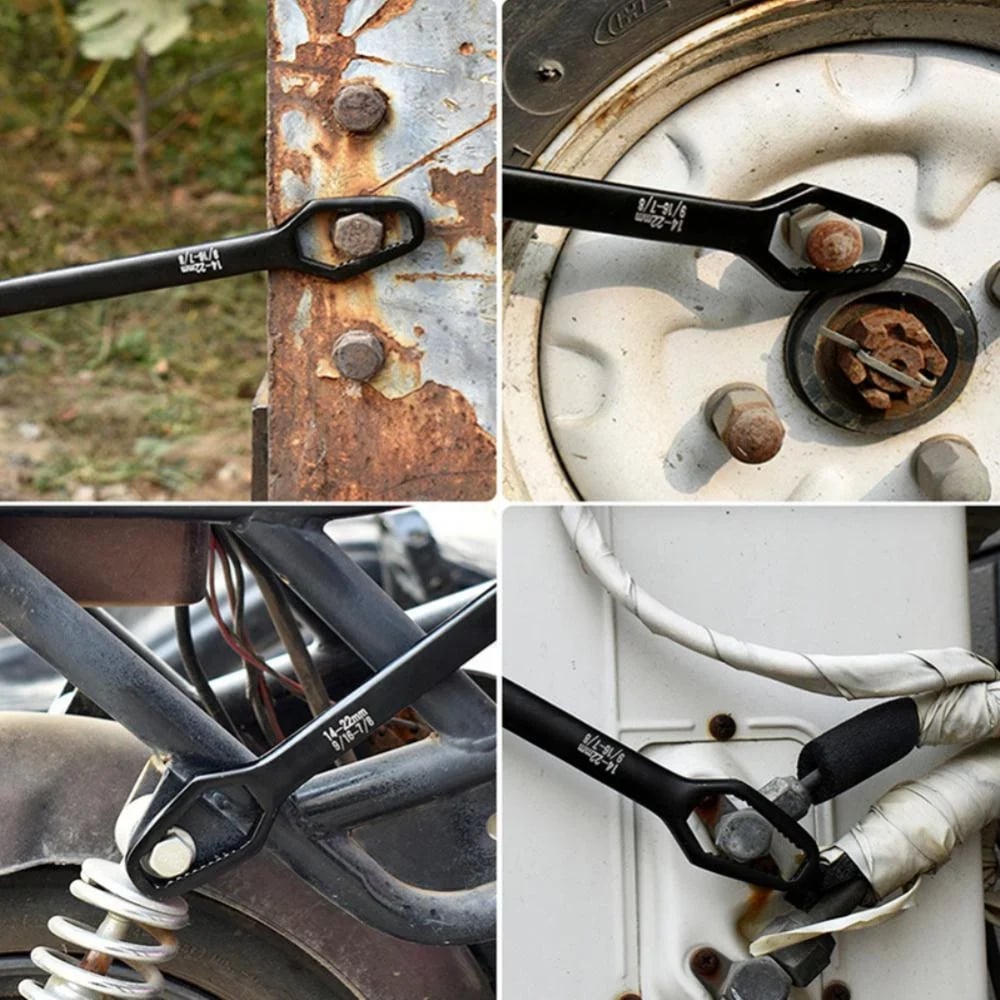 ⚙️ 8 to 22 mm in one grip – tackle any fastener without switching tools! 🔩