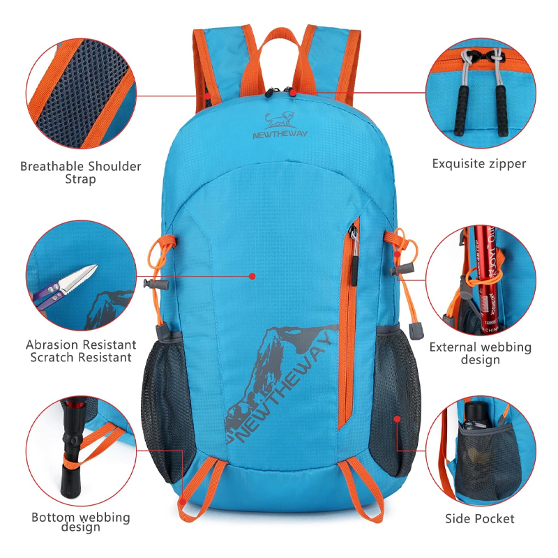 🎒🥚 Foldable Waterproof Hiking Backpack — folds down to egg‑size, travel light