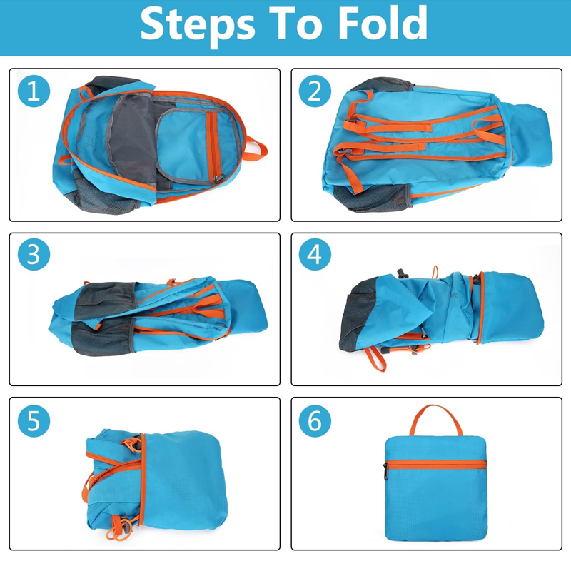 🎒🥚 Foldable Waterproof Hiking Backpack — folds down to egg‑size, travel light