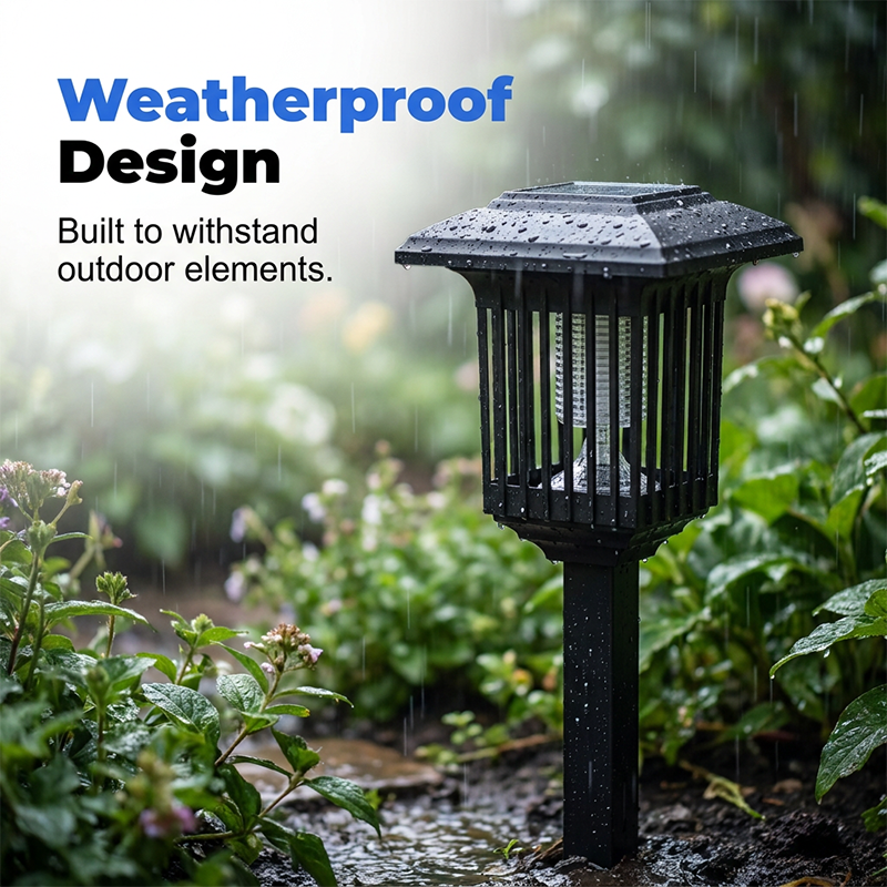 Take Back Your Backyard from Pesky Mosquitoes! 🦟❌🏡Solar Powered 2-in-1 Mosquito Zapper & Garden Light