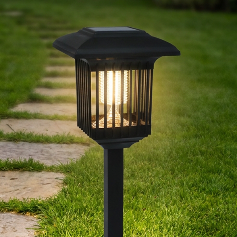 Take Back Your Backyard from Pesky Mosquitoes! 🦟❌🏡Solar Powered 2-in-1 Mosquito Zapper & Garden Light