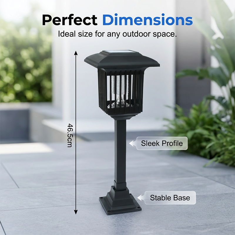 Take Back Your Backyard from Pesky Mosquitoes! 🦟❌🏡Solar Powered 2-in-1 Mosquito Zapper & Garden Light