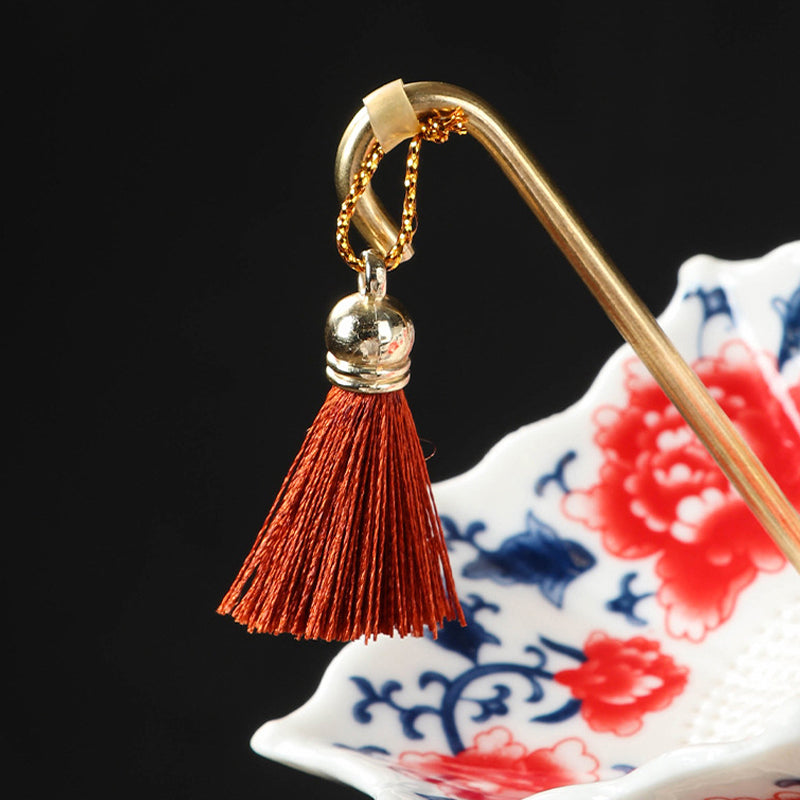 🍵 Luxury Umbrella Ceramic Tea Strainer – Serve Tea with Quiet Elegance