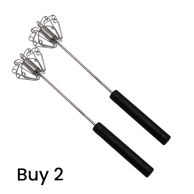 ⚡ Push-Down Semi-Automatic Whisk — Easy Hand Egg Beater 🧁