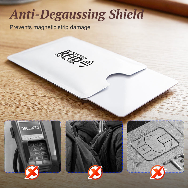 🚨 Custodia per carte RFID: blocca gli scanner e protegge i tuoi dati💳❌