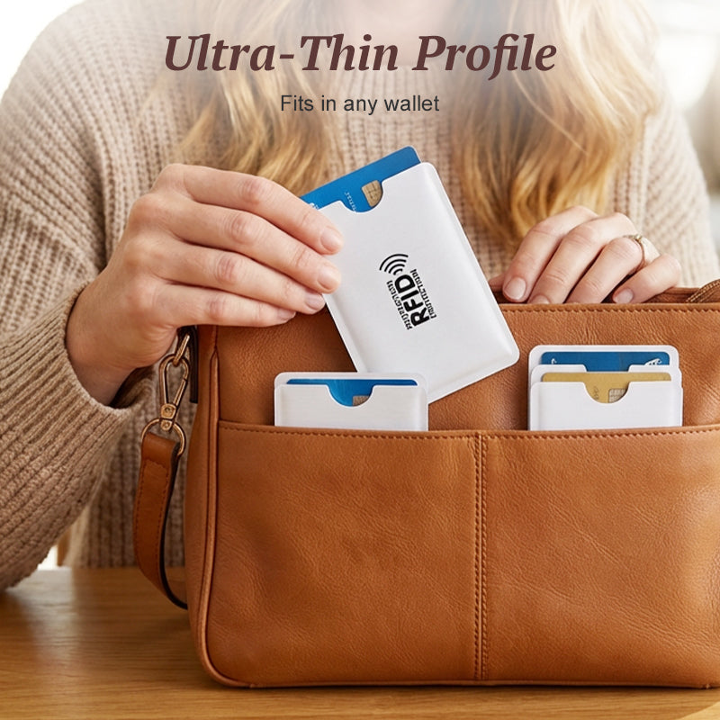🚨 Custodia per carte RFID: blocca gli scanner e protegge i tuoi dati💳❌