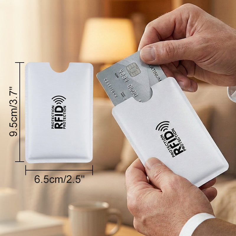 🚨 Custodia per carte RFID: blocca gli scanner e protegge i tuoi dati💳❌
