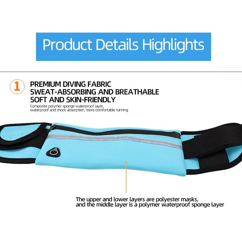 👟 LIMITED SALE  🏃 Running Phone Holder – Waterproof, Sweat-Absorbing, Multi-Compartment 🎧
