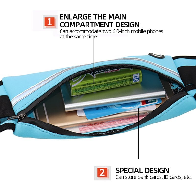 👟 LIMITED SALE  🏃 Running Phone Holder – Waterproof, Sweat-Absorbing, Multi-Compartment 🎧