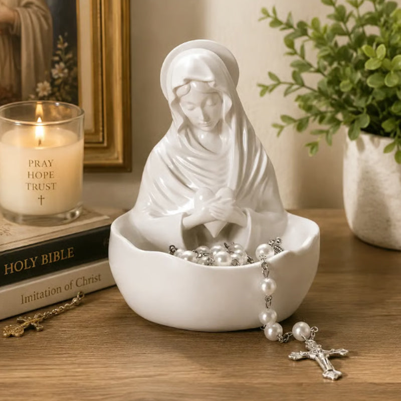 ⏳Limited Time 40% Discount⏰Elegant Resin Desktop Sculpture Jewelry Tray🧕
