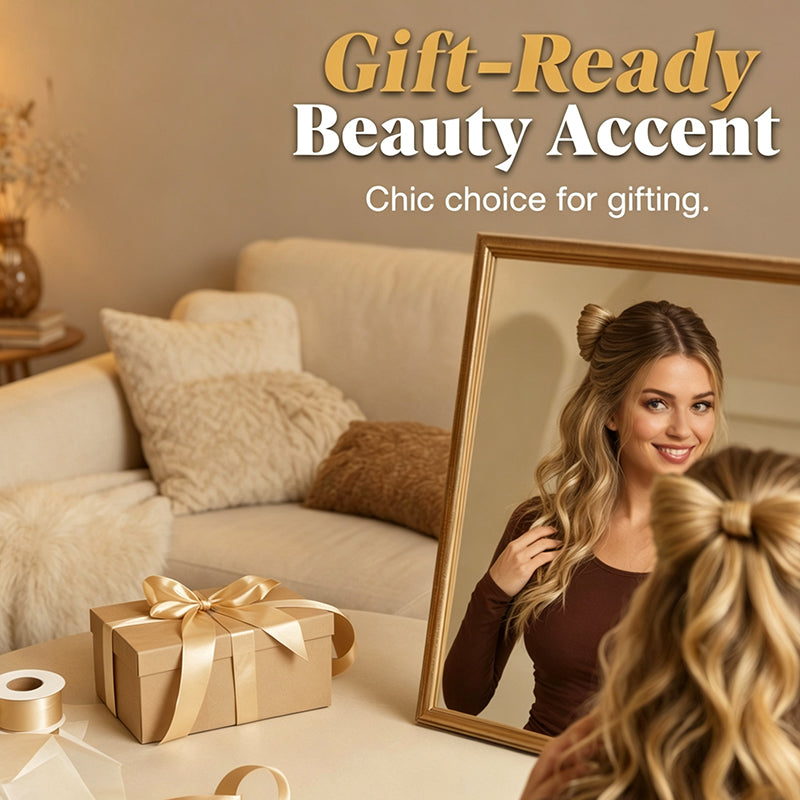 🎀 "Elegant Bow" Claw-Clip Ponytail Extension — Instant Glamour in One Click! ✨