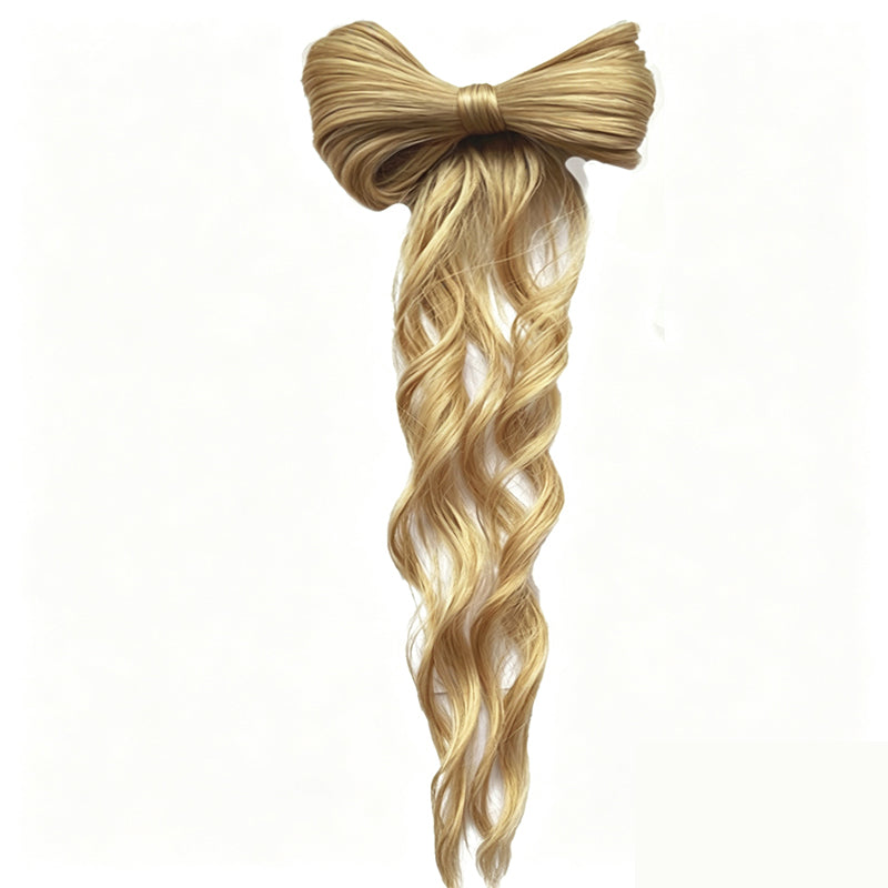 🎀 "Elegant Bow" Claw-Clip Ponytail Extension — Instant Glamour in One Click! ✨