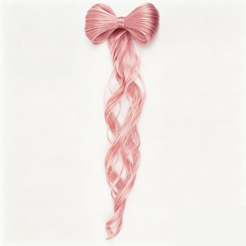 🎀 "Elegant Bow" Claw-Clip Ponytail Extension — Instant Glamour in One Click! ✨