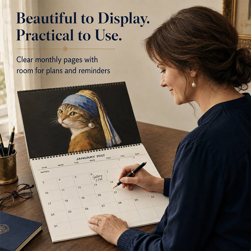 😹📅 2027 Funny Cat Meme Calendar — a new laugh every month, with planning built in