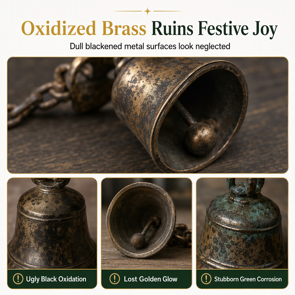🔔 Brass Bell and Copper Polish Cream for Tarnish and Oxidation Removal✨