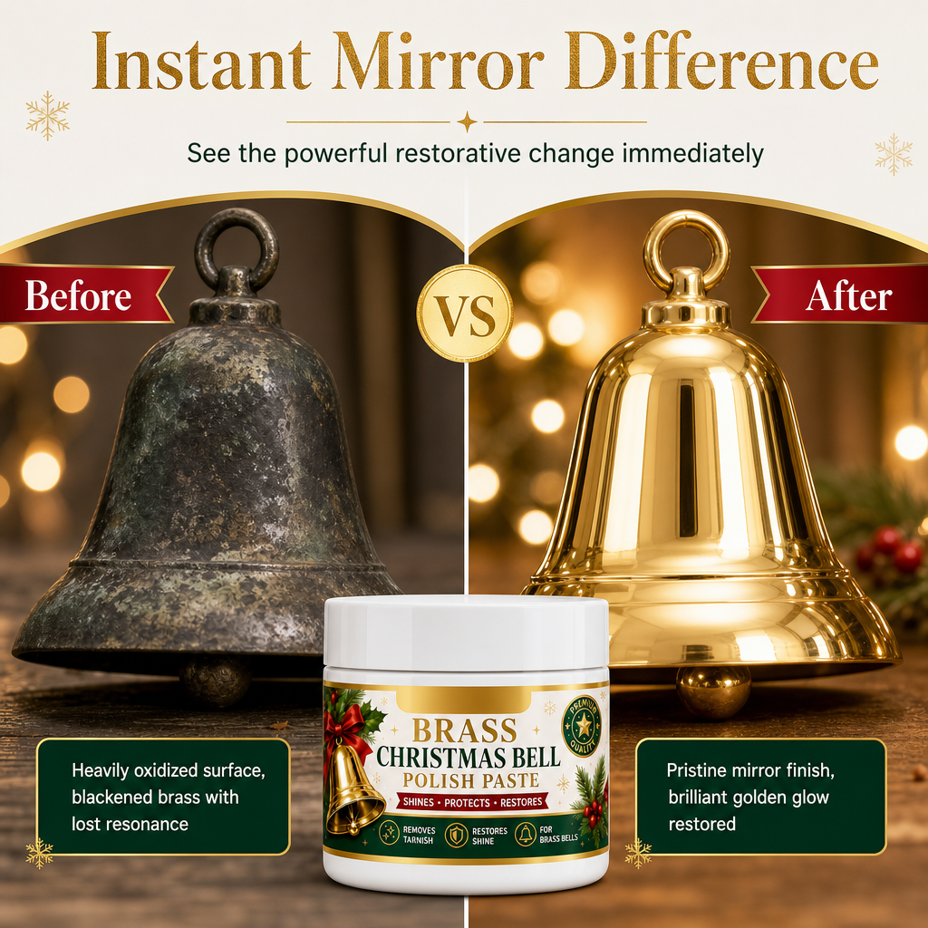 🔔 Brass Bell and Copper Polish Cream for Tarnish and Oxidation Removal✨