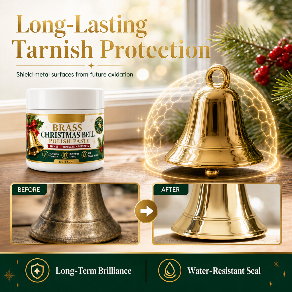 🔔 Brass Bell and Copper Polish Cream for Tarnish and Oxidation Removal✨