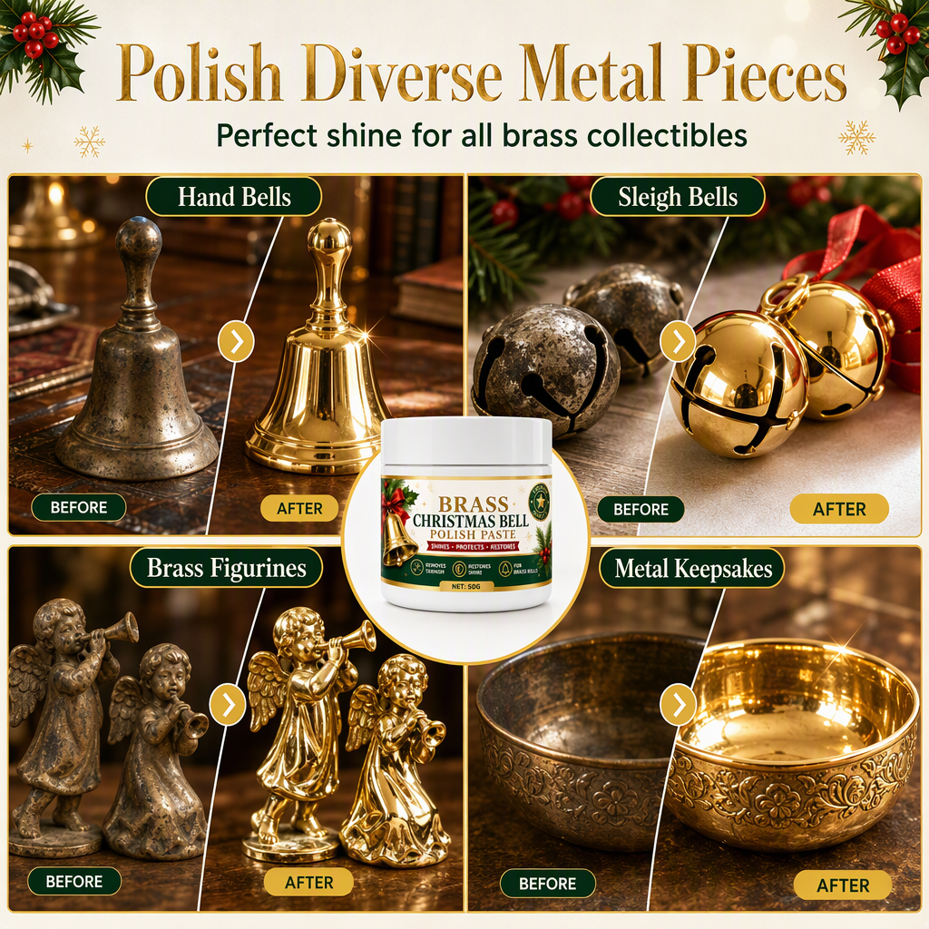 🔔 Brass Bell and Copper Polish Cream for Tarnish and Oxidation Removal✨