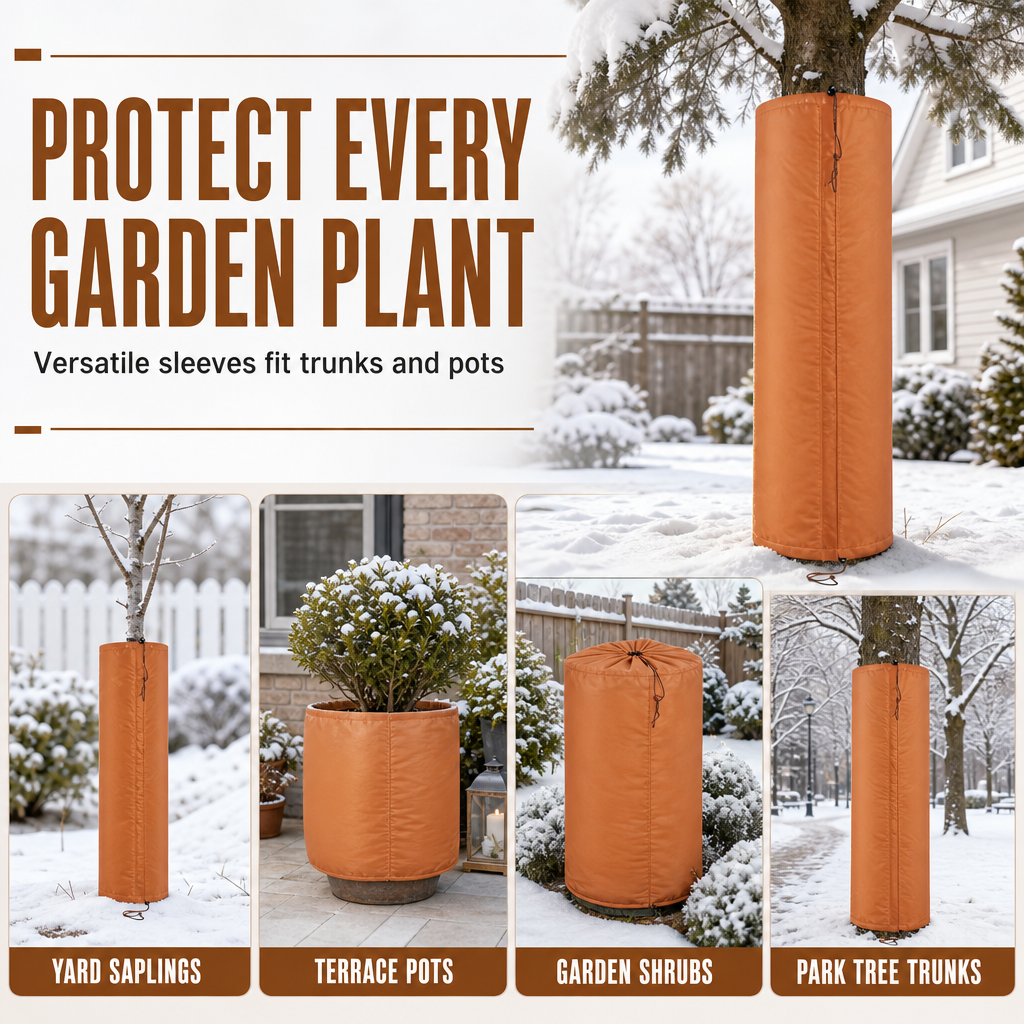 🌲 Winter Tree Trunk Protector Wrap – Shield Your Trees from Frost and Freeze