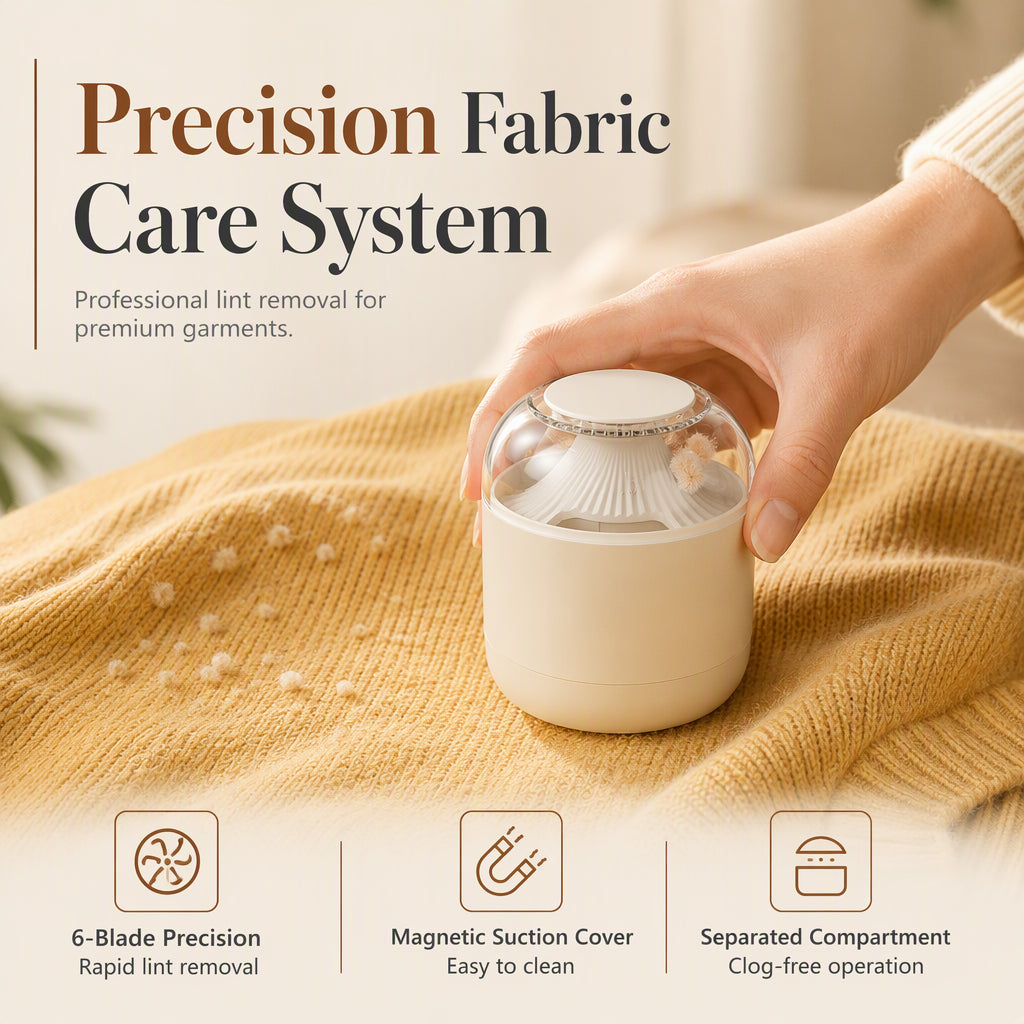 ✨ Electric Lint Remover – Powerful Fabric Shaver to Make Old Clothes Look New Again