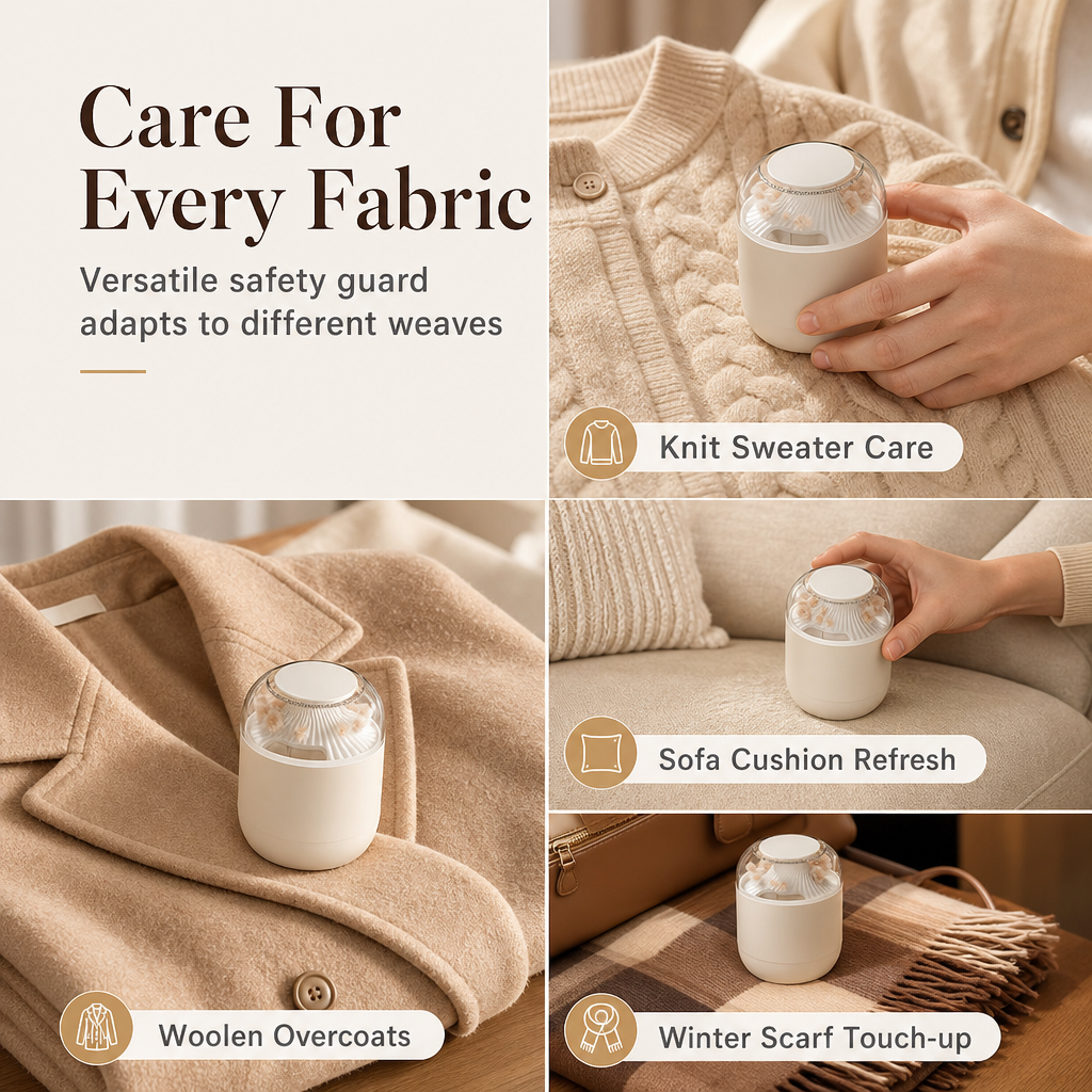 ✨ Electric Lint Remover – Powerful Fabric Shaver to Make Old Clothes Look New Again